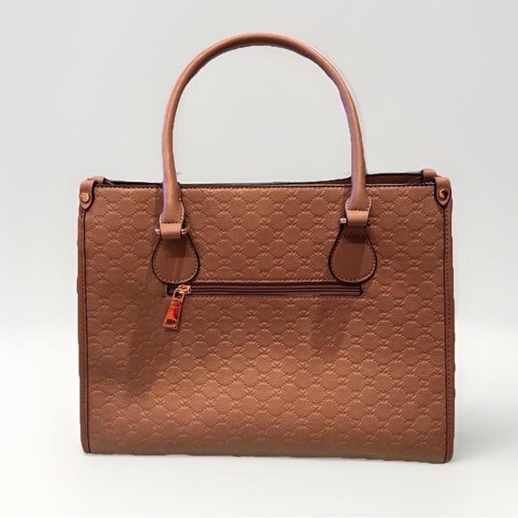 Diophy Queen Bee Taupe Handbag With Adjustable Crossbody Strap NWOT - Picture 2 of 10